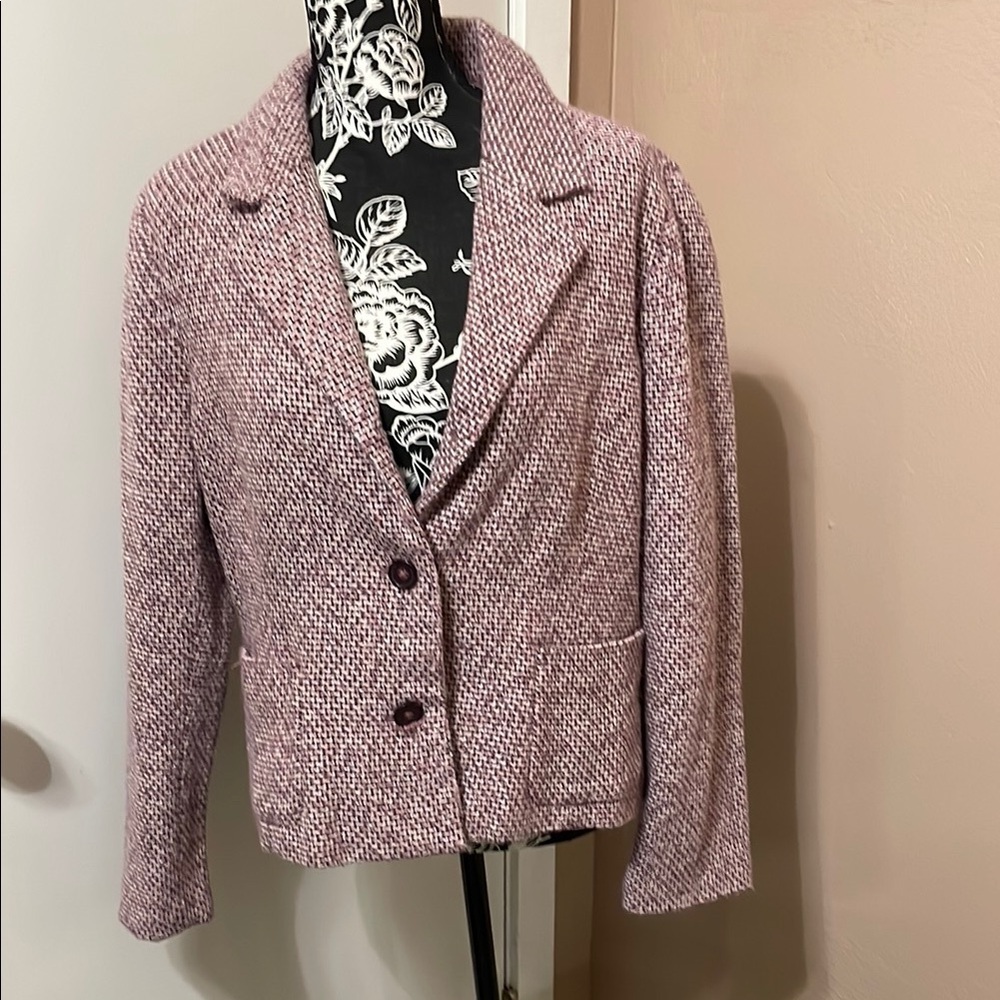 Merona Pink Blazer Bouclé Jacket